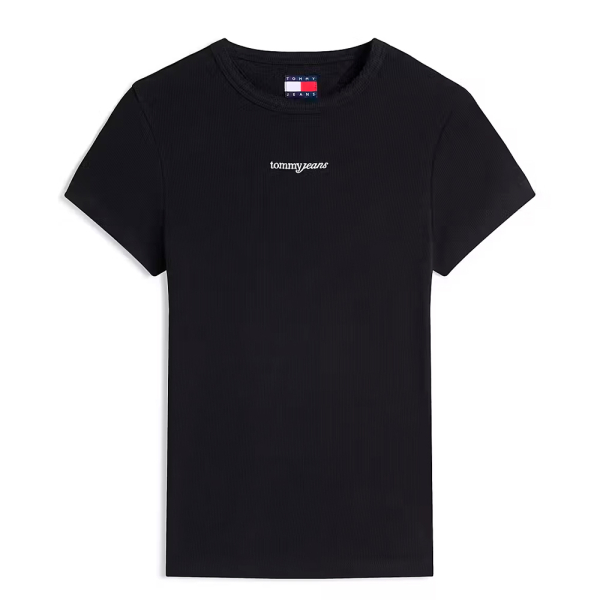 Tommy Hilfiger T-shirts hauts et polos Noir - T-shirt ctel slim avec logo - XS - Ref 31 €
